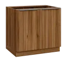 SIS - 9D spodní skříňka, 2-dveřová, 870x900x600, ořech světlý